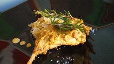 Lapin à la moutarde et au cognac ! Pour 2