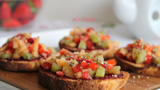 Bruschettes sucrées