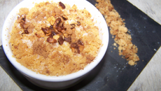 Crumble Express aux pommes et amandes