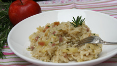 Risotto aux Pommes et au Romarin