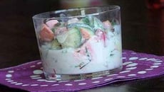 Salade à la tahitienne pour soirées Bridget Jones