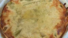 Clafoutis à la rhubarbe