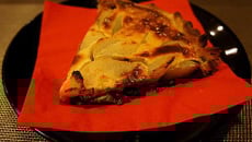 Tarte poire-chocolat-vanille