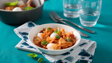 Farfalle au Pesto Rosso et mozzarella