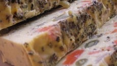 Terrine aux petits légumes et au basilic