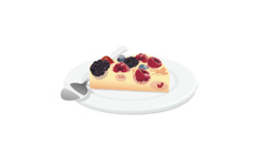 Clafoutis aux fruits rouges