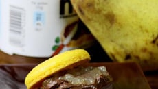 Macaron poire et Nutella