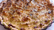 Tarte feuilletée au saumon