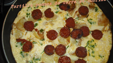 Tortilla de pommes de terre au chorizo