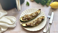 Courgettes farcies à la viande au Air Fryer
