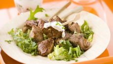 Pics d'agneau au fromage blanc et à la ciboulette