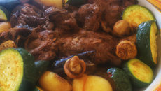 Tajine à l'agneau et aux courgettes