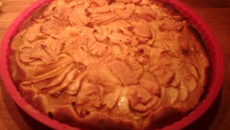 Tarte aux pommes pâte à pizza légère