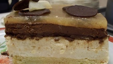 Bavarois poire-chocolat