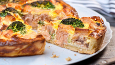 Quiche multicolore aux légumes