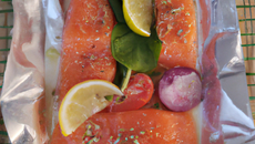 Saumon en papillote maison