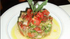 Salade tiède d'aubergines