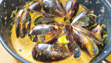 Moules à la fourme d'Ambert
