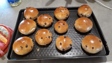 Petits pains au lait aux pépites de chocolat