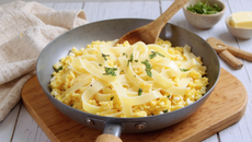 Pâtes aux œufs brouillés