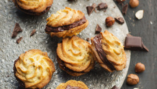 Sablés aux noisettes et ganache chocolat