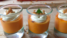 Verrine de carotte au Philadelphia