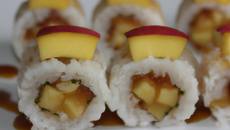 Maki riz vanillé et pommes confites