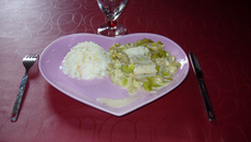 Poisson aux poireaux