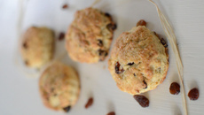 Scones aux raisins secs