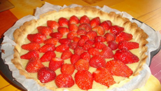 Tarte au fraises spécial