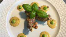 Noix d'agneau sauce basilic