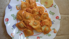 Raviolis sauce onctueuse