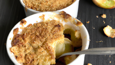 Crumble aux pommes crémeux