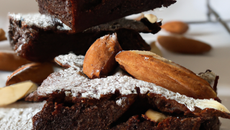 Brownies collants à la poudre d'amande