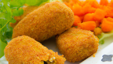 Croquettes de lieu noir aux petits légumes