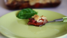 Crumble de tomate et fraise