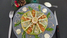 Duo de Gravlax sur un blini