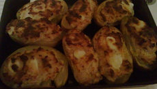 Pommes de terre farcies au thon