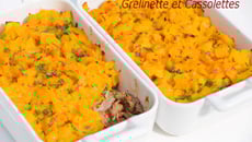 Parmentier de Blue Hubbard au Confit de Canard