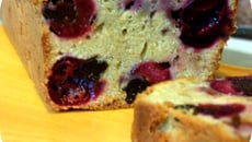 Cake aux cerises et réglisse