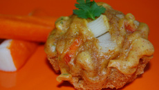 Muffins surimi Coraya, coriandre et curry