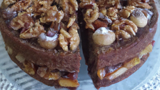 Gâteau noix/châtaignes à ma façon