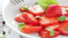 Carpaccio de fraises facile