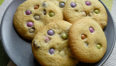Cookies smarties raisin sec