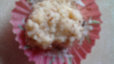 Rose des sables au chocolat blanc et feuilles de brick