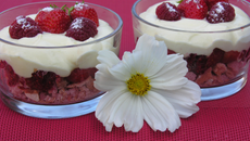 Tiramisu fraise - framboises