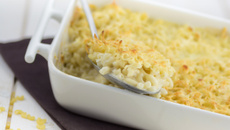 Gratin de pâtes maison