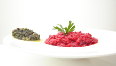 Risotto à la betterave