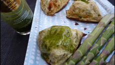 Flan aux asperges vertes