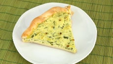 Tarte aux poireaux et au Chavroux